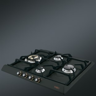 SMEG SR764AO CORTINA ANTRASİT ( RUSTİK ESTETİK) GAZLI OCAK