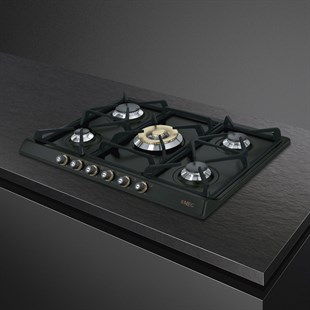 SMEG SR775AO CORTINA ANTRASİT (RUSTİK ESTETİK) GAZLI OCAK