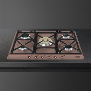 SMEG SR775RA CORTINA BAKIR (BAKIR ESTETİK) GAZLI OCAK