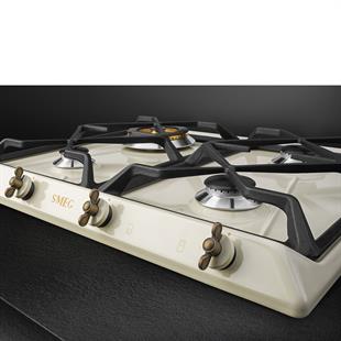 SMEG SRV864POGH COLONİAL KREM GAZLI OCAK
