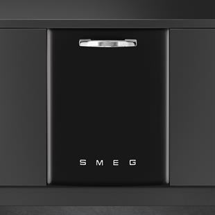 SMEG STFABBL3 RETRO TAM ANKASTRE SİYAH BULAŞIK MAKİNESİ