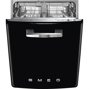 SMEG STFABBL3 RETRO TAM ANKASTRE SİYAH BULAŞIK MAKİNESİ