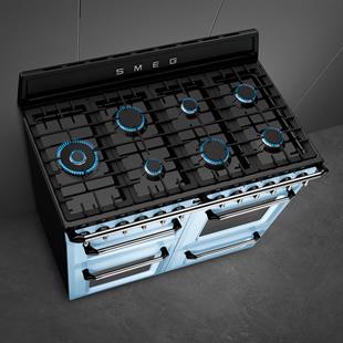 SMEG TR4110AZ Victoria Pastel Mavi  110cm Kuzine Fırın