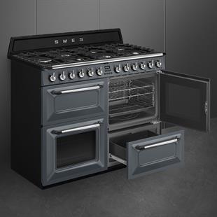 SMEG TR4110GR VİCTORİA BARUT GRİSİ KUZİNE FIRIN