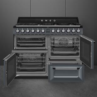 SMEG TR4110GR VİCTORİA BARUT GRİSİ KUZİNE FIRIN