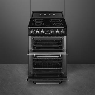 SMEG TR62IBL2 VİCTORİA SİYAH İNDÜKSİYONLU KUZİNE FIRIN