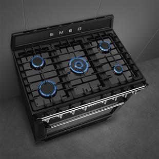 SMEG TR90GMBL VİCTORİA SİYAH KUZİNE FIRIN