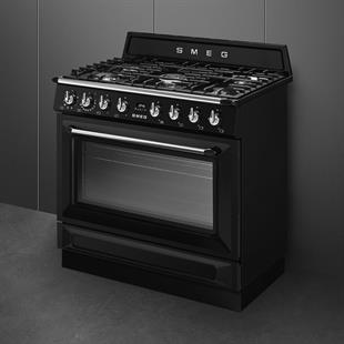 SMEG TR90GMBL VİCTORİA SİYAH KUZİNE FIRIN