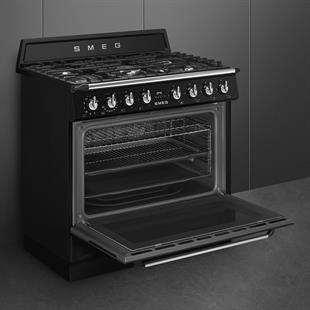 SMEG TR90GMBL VİCTORİA SİYAH KUZİNE FIRIN
