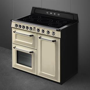 SMEG VICTORIA KREM KUZİNE FIRIN İNDÜKSİYONLU TR103IP2 100 CM