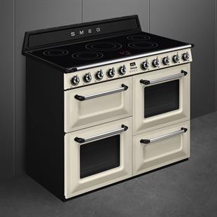 SMEG VICTORIA KREM KUZİNE FIRIN İNDÜKSİYONLU TR4110IP2 110 cm