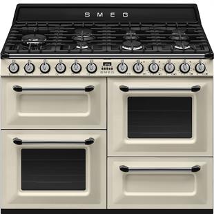 SMEG VICTORİA KREM RENKLİ KUZİNE FIRIN TR4110P1