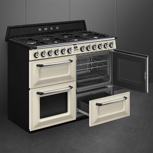 SMEG VICTORİA KREM RENKLİ KUZİNE FIRIN TR4110P1