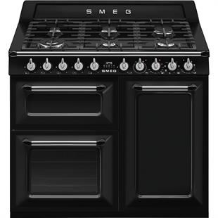 SMEG VICTORIA SİYAH KUZİNE FIRIN TR103BL 100 CM