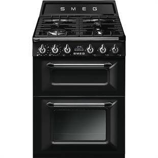 Smeg Vıctorıa TR62BL Siyah Kuzine Fırın 60 