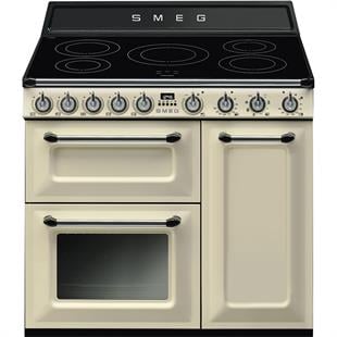 SMEG VICTORIA TR93IP2 KREM İNDÜKSİYONLU KUZİNE OCAK 90CM