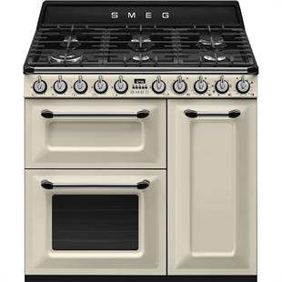 SMEG VICTORIA TR93P KREM KUZİNE FIRIN 90 CM
