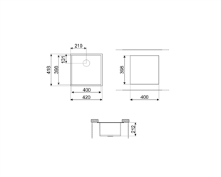 SMEG VSTQ40-2 TEZGAHALTI ÇELİK EVİYE