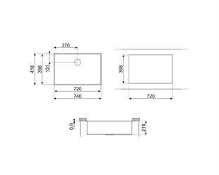 SMEG VSTQ72-2 TEZGAHALTI ÇELİK EVİYE