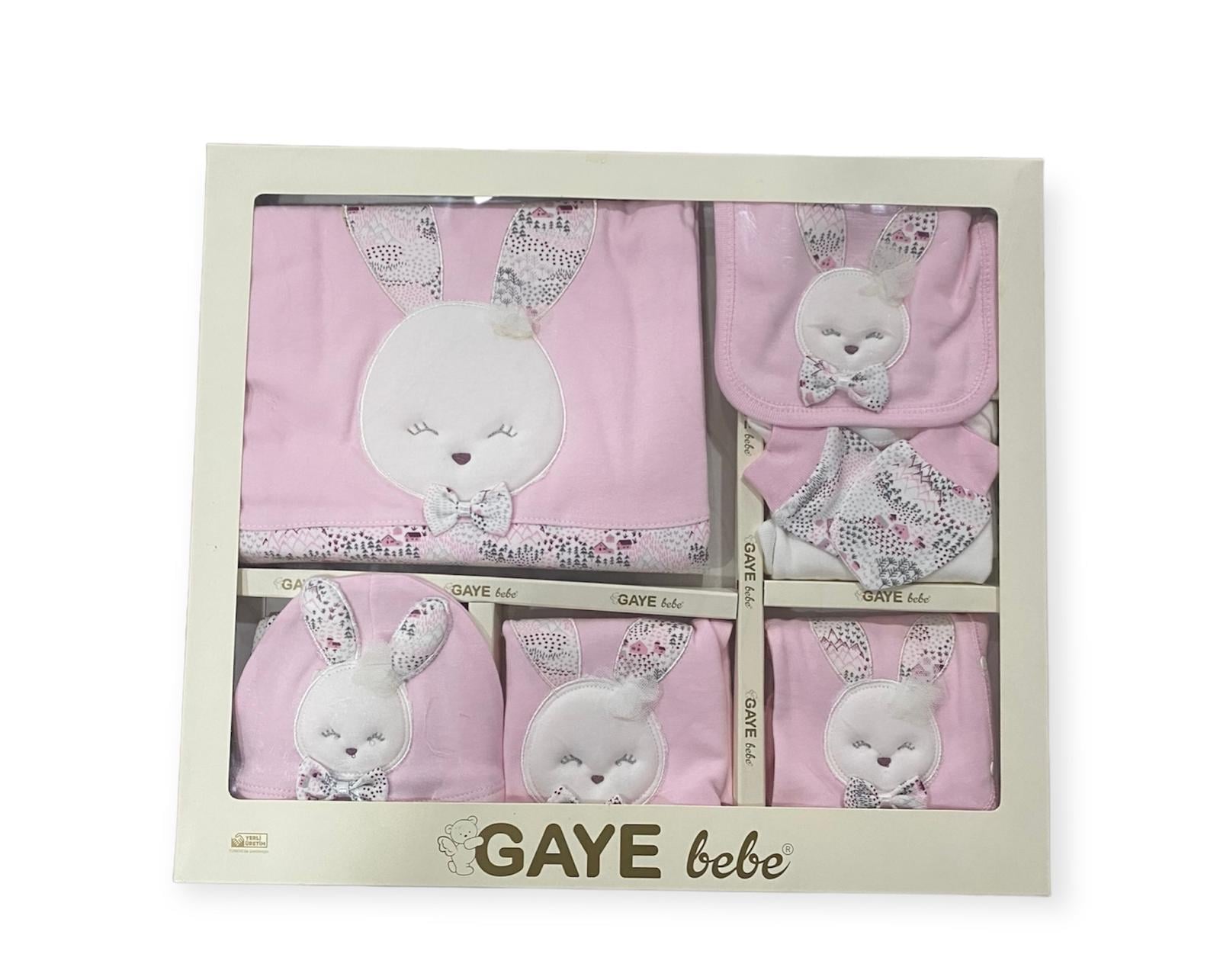 Gaye Bebe Lüks 10'lu Zıbın Seti Pembe