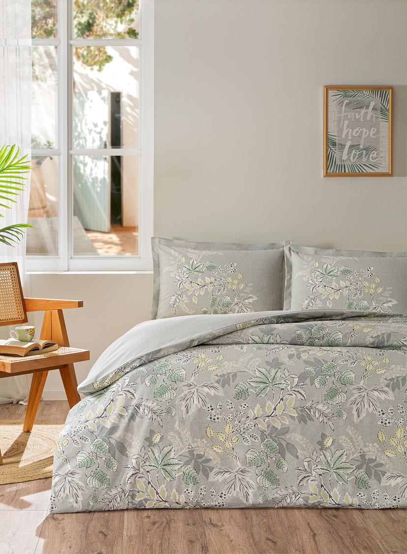 Özdilek Green Leaf Çift Kişilik Nevresim Takımı