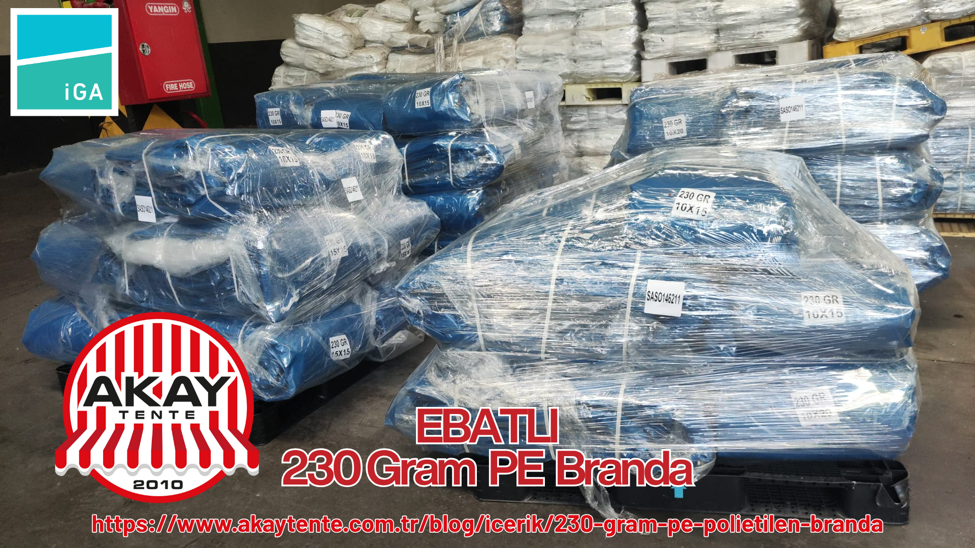 230 gram PE (Polietilen) branda