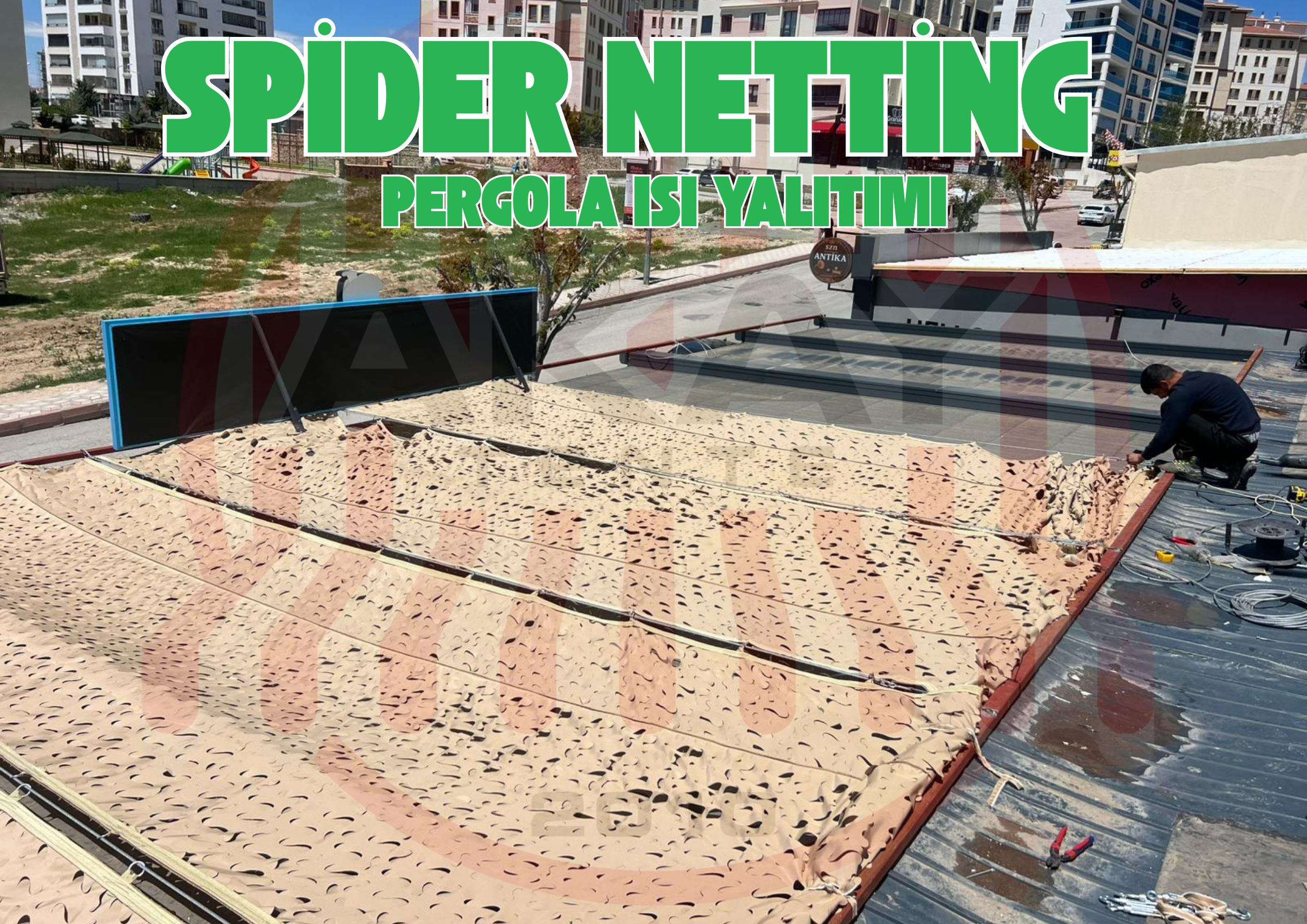  Spider Netting Kumaş 