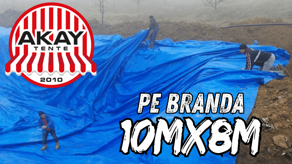 10x8m Ebatlı PE Branda