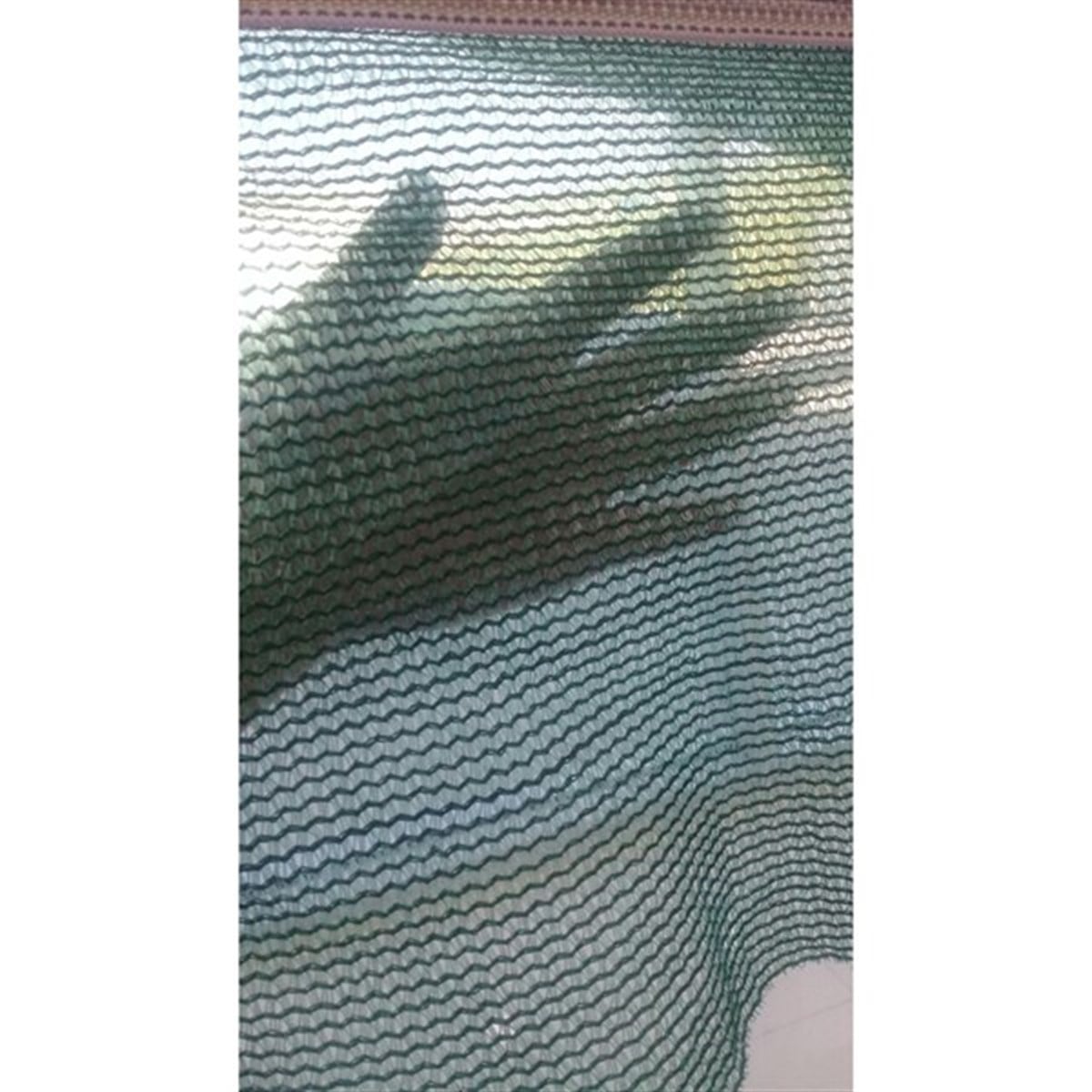 150cm Eninde %75 Lik Çit Filesi 40 Veya 50 Cm Kuşgözlü Şeritli Dikişli  Koyu Yeşil 150 Cm