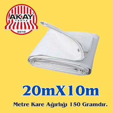 20mX10m 150 Gram Pe Branda Su Geçirmez