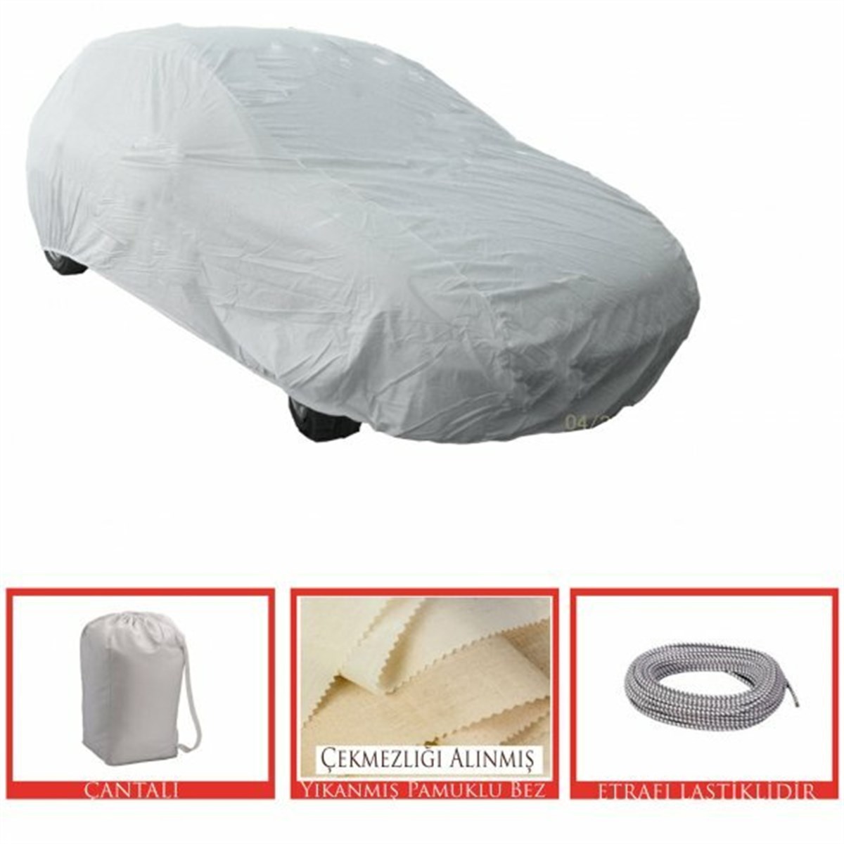 Araba Çadırı Brandası Örtüsü Evrensel Fit Suv Sedan Hatchback