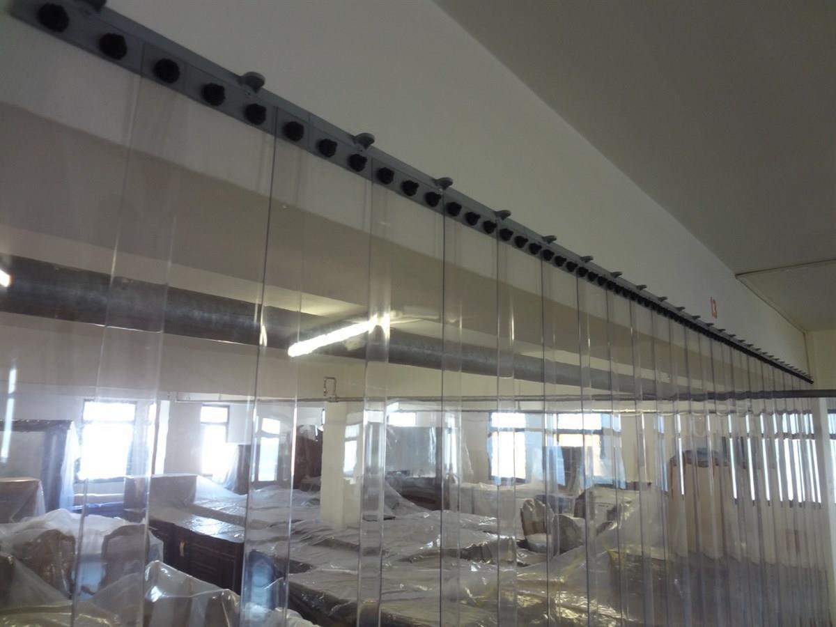  Pvc Şeffaf Şerit Perde 160x270h Cm 