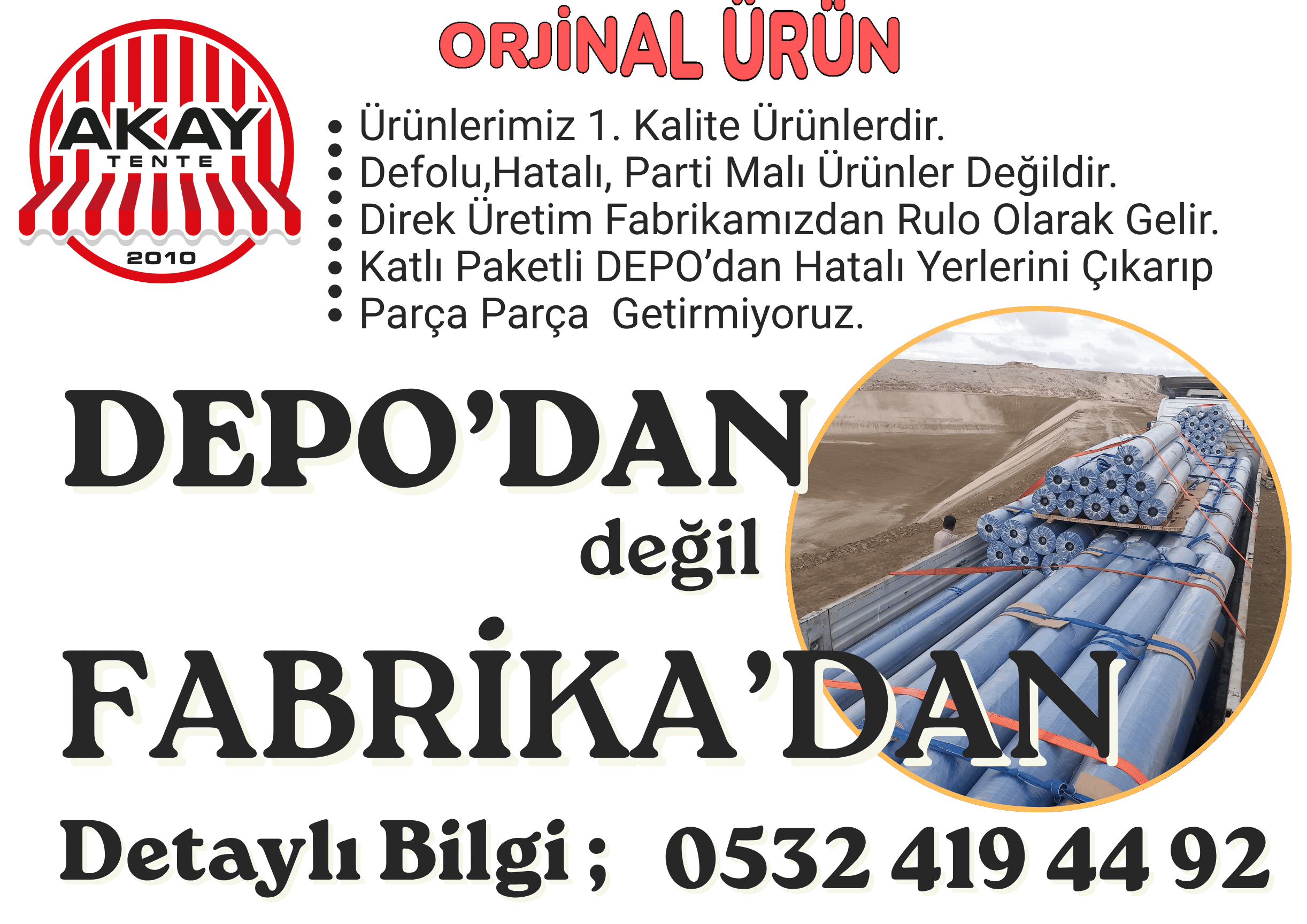 Toprak Havuz Brandası 650 Gram Metre Fiyatı
