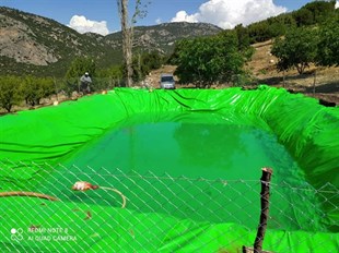 100 Tonluk Havuz Brandası Gölet Yapımı 15X10