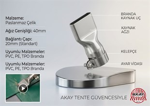 Branda Kaynak Makinesi Ucu
