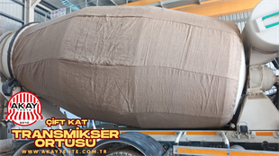 Beton Transmikser Örtüsü - 10 Onz Kanaviçe Jüt (Tek/Çift Kat) 