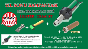Leister Branda Kaynak Makinesi Seti