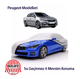 Peugeot Modelleri Su Geçirmez İçi Miflonlu Oto Brandası