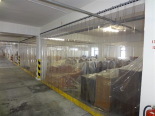 Pvc Dilimli Şeffaf Perde