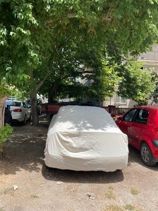 Yazlık Oto Branda Otomobil Çadırı Araç Brandası Pamuklu Bez