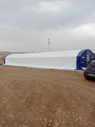 Şantiye Çadırı Depo Çadır  20mX5m