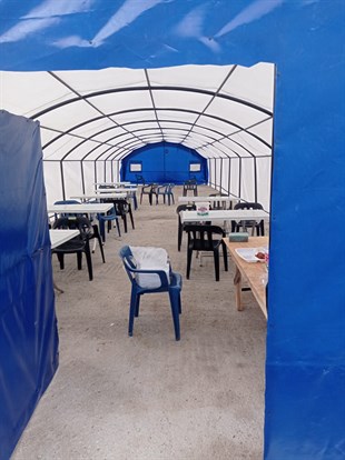 Şantiye Çadırı Depo Çadır  20mX5m