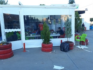 Şeffaf Branda Kış Bahçesi Tente Sistemi