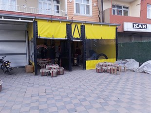 Şeffaf Branda Kış Bahçesi Tente Sistemi
