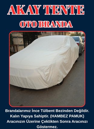 Tüm Araçlara Uyumlu Olarak Dikilir Oto Branda Yazlık Amerikan Bezi Türü