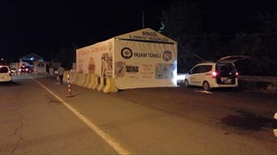 Yaşam Tüneli Emniyet Müdürlüğü Kontrol Noktası Çadırı