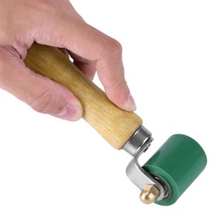 Yeni silikon dikiş el basınç makarası isıya dayanıklı dikiş el basınç makarası çatı PVC kaynak aracı pürüzsüz Merdane