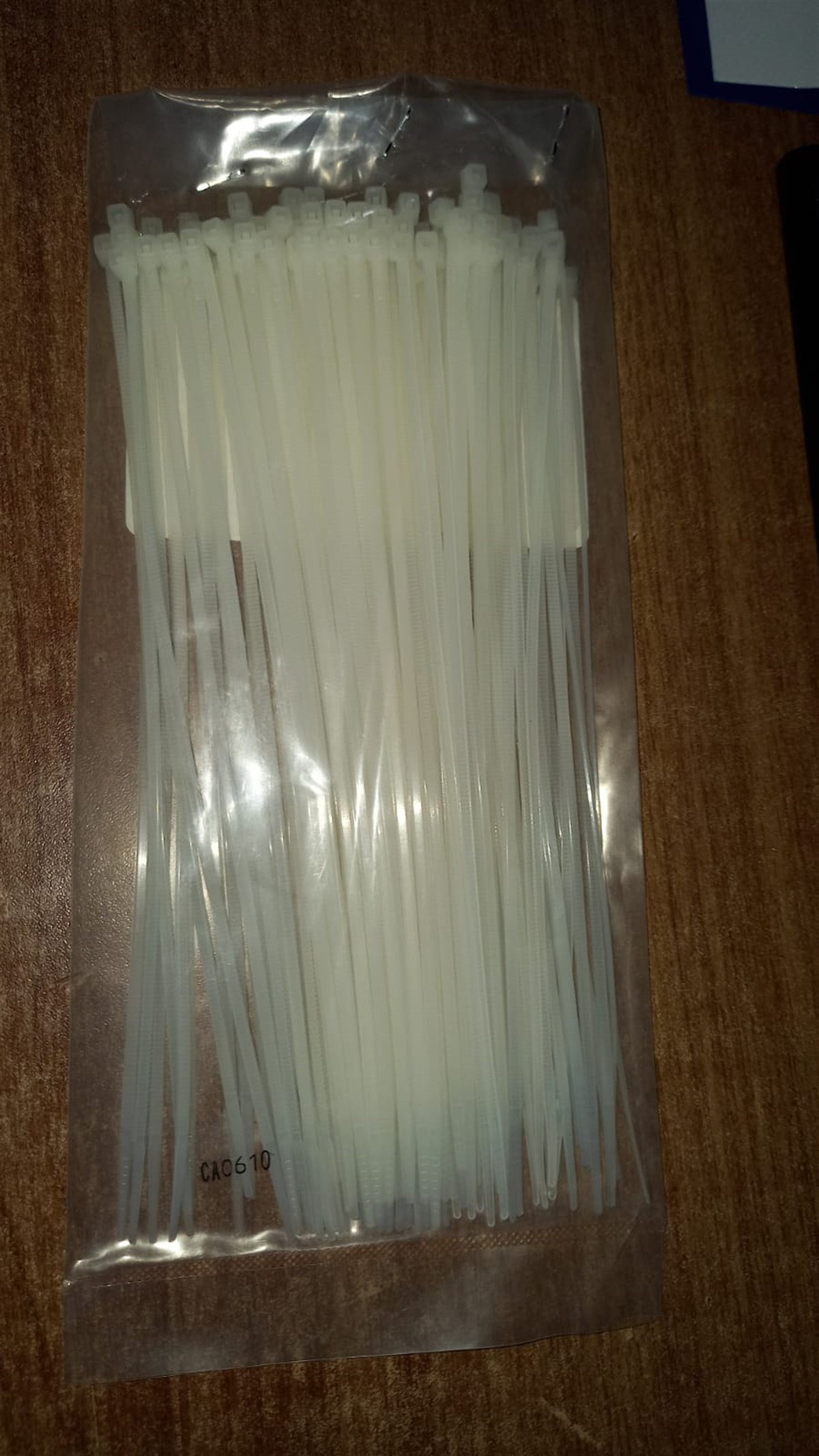 20cm 2.5mm  Kablo Bağı Cırt Yada Plastik Klips Kelepçe 100 Adet