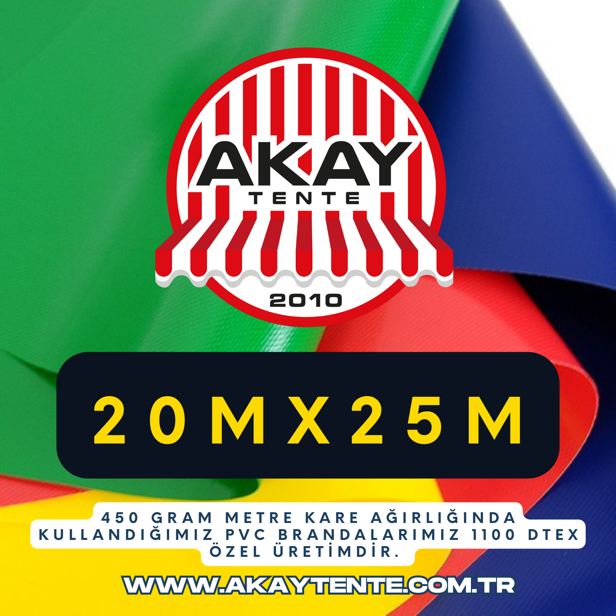 20mX25m Pvc Branda 450 Gram