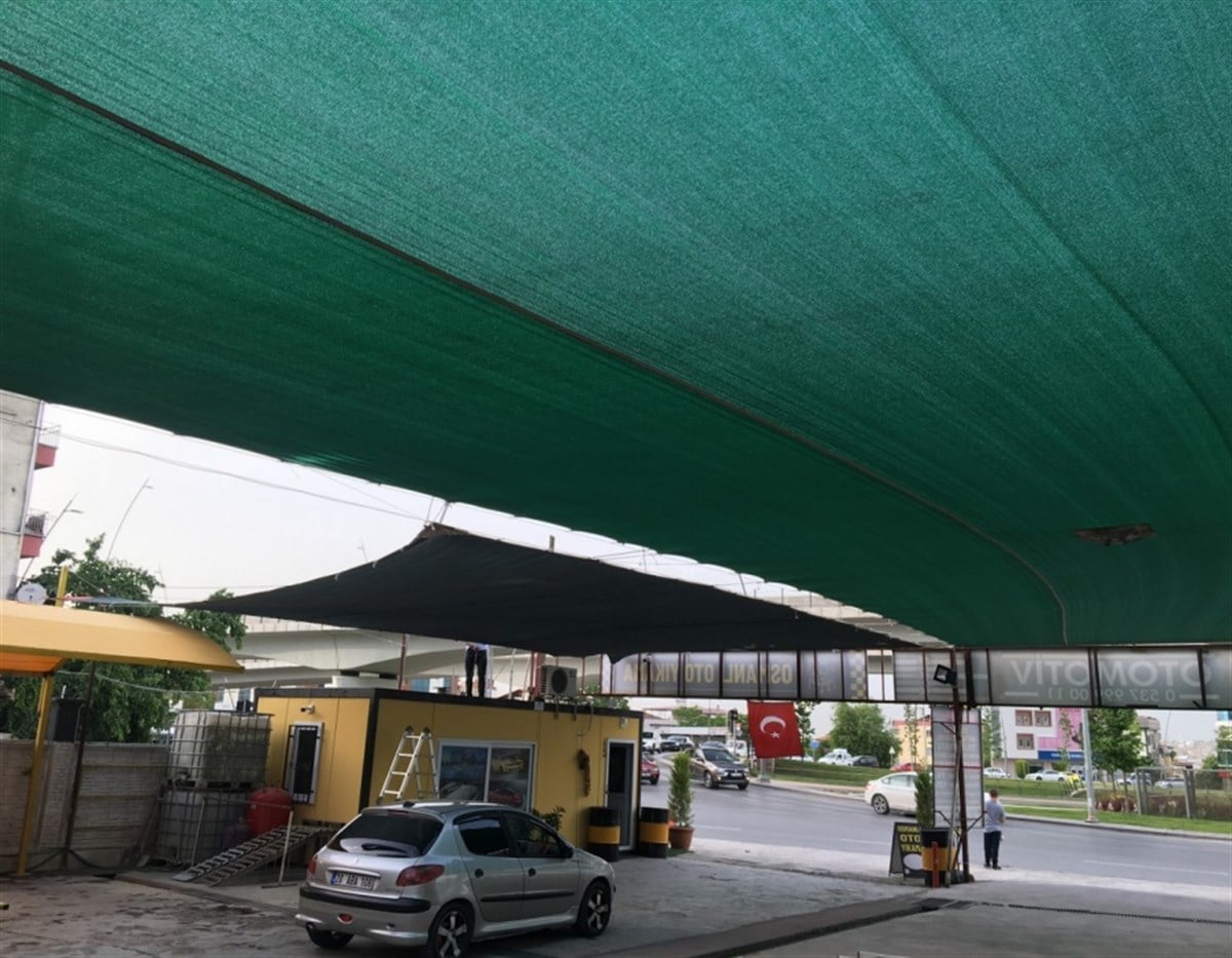 25m*25m Gölgelik File %95 140 Gram Yeşil Ücretsiz Kargo